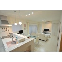 白を基調にコーディネートしたLDK