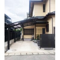 駐車場拡張、フェンス取付工事