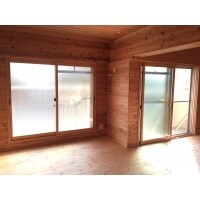 マンションをログハウス風に