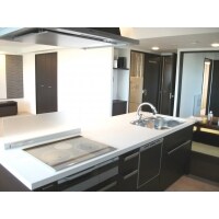 子供たちが見えるキッチン