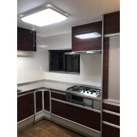 セミプロ仕様のスタイリッシュL型キッチン