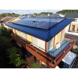 太陽光パネルを設置し、予想以上の発電量に大満足です！
