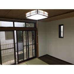 和室の間取りを変更し、広々とした和室へと生まれ変わりました。