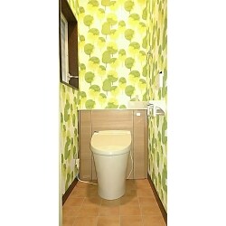 古いトイレが、見た目スッキリ！癒しの空間に生まれ変わりました。
