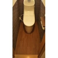 エコカラットがアクセント!トイレリフォーム