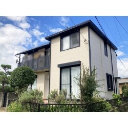 金属サイディングカバーと屋根塗装