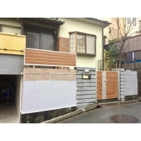 地盤沈下した玄関廻り改修工事