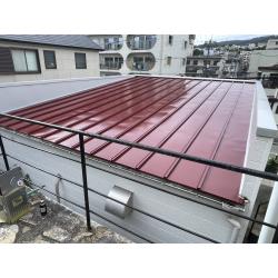 屋根塗装工事をさせていただきました。