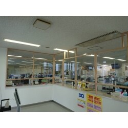 感染症対策パーテーション設置工事