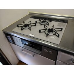 ガラストップガスコンロ　リンナイ　リッセ　交換工事させていただきました。