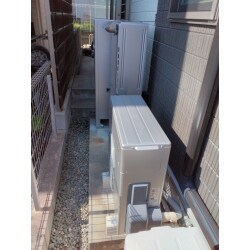 ハイブリッド給湯暖房システムへの交換工事をさせていただきました。