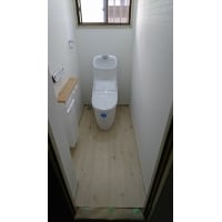 明るく清潔感のあるトイレ空間に大変身!