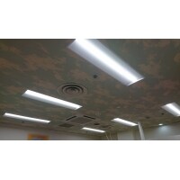 学習塾教室 ベースライト埋込型取替工事