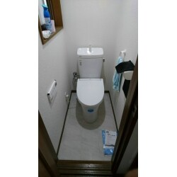 フチレストイレでお掃除ラクラク