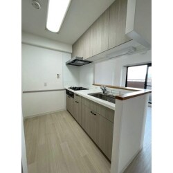 築28年の賃貸マンションのオーナー様よりご依頼をいただき、内装リフォームと水まわり４点のリフォームを行いました。内装は３LDK全ての壁・床・天井の張り替え。和室の畳と壁の張り替え。
水まわりはキッチン、お風呂、洗面所、トイレの交換です。