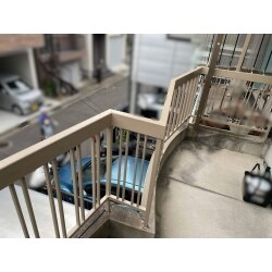 ベランダ手摺・塗装工事