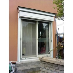 雨戸の無いサッシに電動窓シャッター新設2.