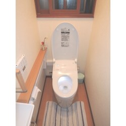 節水型のタンクレストイレですっきりリフォーム