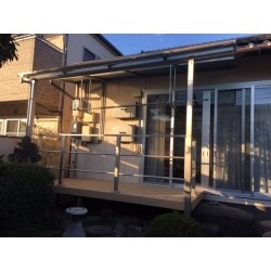 リウッドデッキとテラスを取付しました。