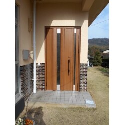 玄関ドア取替 スピード施工1日で完了します。
