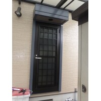換気のできる勝手口に取り替えました。