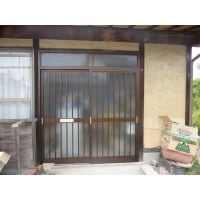 玄関引戸を綺麗にリフォーム