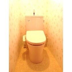 汽車便から洋式便器へのリフォーム。段のあるトイレへはやはり体への負担が大きく、洋式へのリフォームをご希望でした。施工後は、汽車便があったことを感じさせない、見違えるような空間へかわりました。