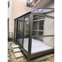 サンルームを設置しました。