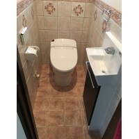 トイレ取替工事 LIXIL サティス 八尾市