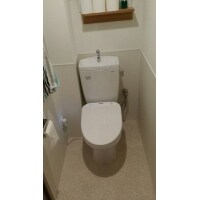 トイレ腰壁パネル貼り 柏原市