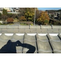 雨漏れ解消!! 瓦屋根の漆喰補修工事