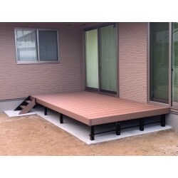 ウッドデッキ取付