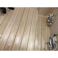 自然素材を生かしたシャワールームリフォーム