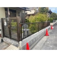 フェンス新設で今後も安全!