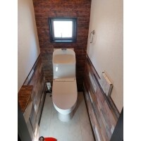 ウォシュレット付き一体型のトイレに交換