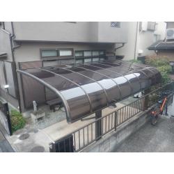 カーポートとベランダのテラス交換