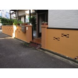 ブロック塀をジョリパットできれいに