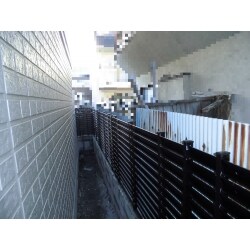 【兵庫県尼崎市:アパート】フェンス工事