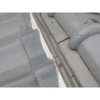 【大阪府摂津市:戸建て】瓦屋根 補修・漆喰工事