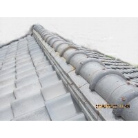 【大阪府吹田市:戸建て】瓦屋根 補修・漆喰工事