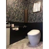 ホテルのような高級感のあるレストルーム