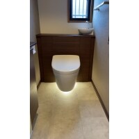 戸建て住宅 収納と清掃性を兼ね備えたトイレリフォーム