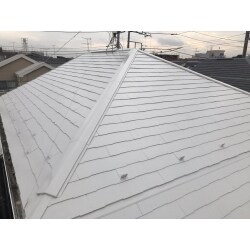 屋根遮熱塗料：日本ペイントサーモアイSi