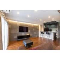 モノトーン調でまとめたスタイリッシュ空間