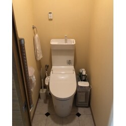 あたたかい雰囲気のトイレになりました。