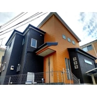 外壁2色塗り分けイメージチェンジ(防カビ・防藻塗料)