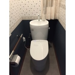 クラシックな雰囲気のトイレ
