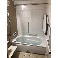 浴槽も洗い場も広くなり、お風呂の時間が楽しくなりました。