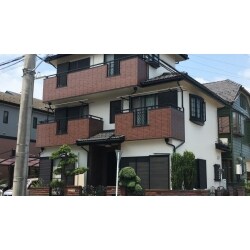 木造一戸建ての外壁を9日間で塗り替えました