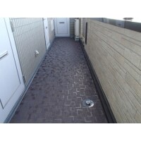 マンション共用廊下・階段長尺シート張り工事